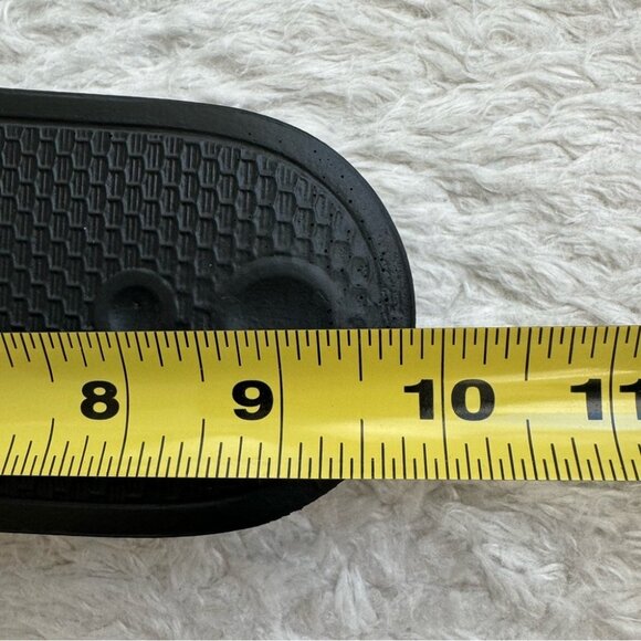 New in Box Balmain Symi Slided Leather Button Shoes Sandals Smooth Black Gold - Picture 15 of 15